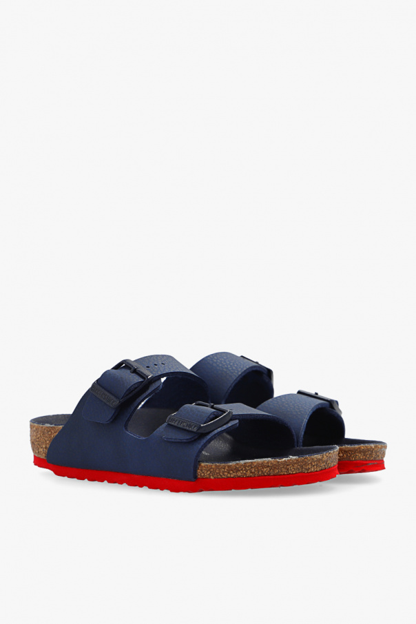 Red white and blue birkenstocks deals